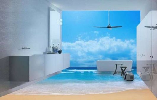 Awesome Bathroom 3D Floor Designs
