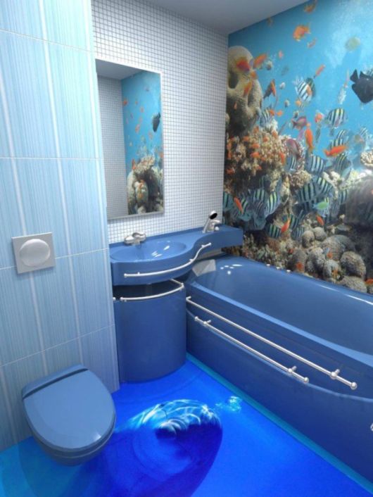 Awesome Bathroom 3D Floor Designs