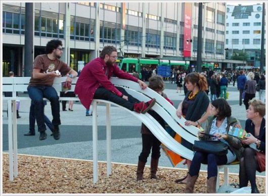 Crazy Benches In Belgium