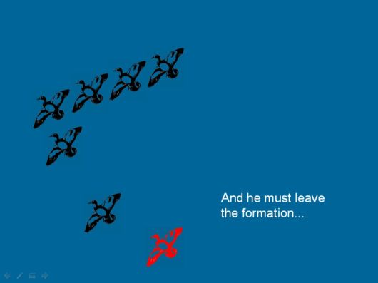 Lets Be Like The Geese