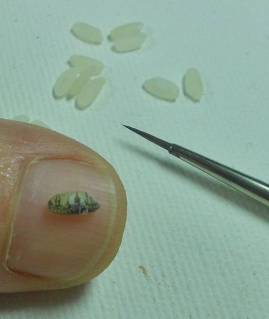 Tiniest Paintings You Will Ever See 