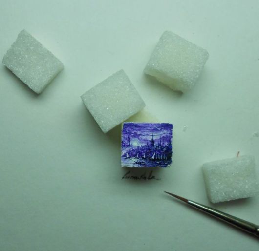 Tiniest Paintings You Will Ever See 