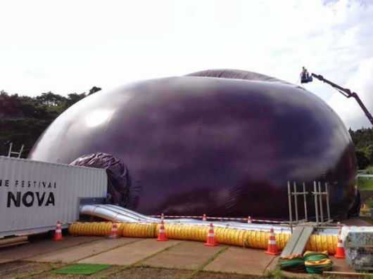 The Worlds First Inflatable Concert Hall