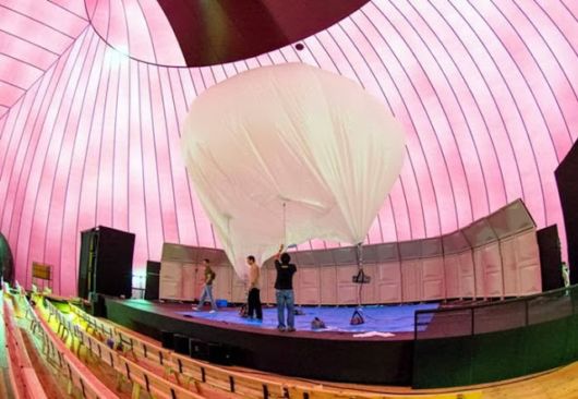 The Worlds First Inflatable Concert Hall