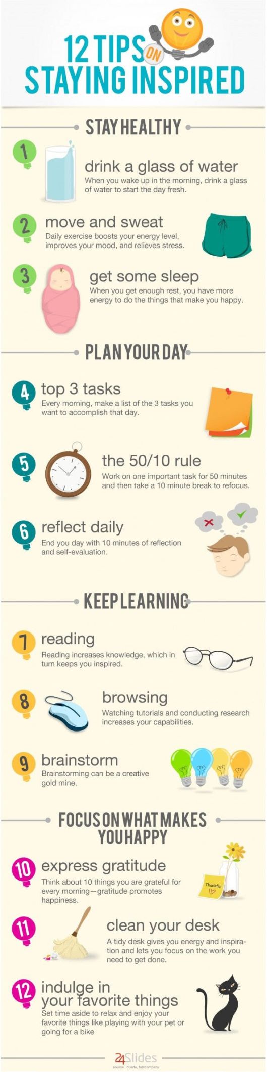 12 Tips On Staying Inspired