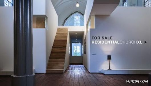 A Church Converted Into A House