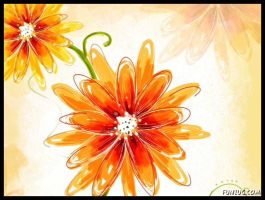 Click to Enlarge - Abstract Flowers Artistic Wallpapers