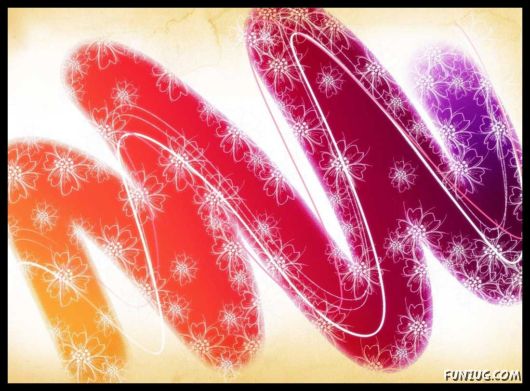 Click to Enlarge - Abstract Flowers Artistic Wallpapers