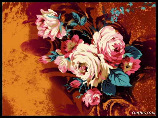 Click to Enlarge - Abstract Flowers Artistic Wallpapers
