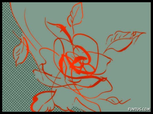 Click to Enlarge - Abstract Flowers Artistic Wallpapers