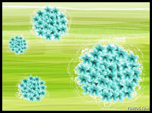 Click to Enlarge - Abstract Flowers Artistic Wallpapers