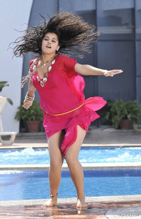 Taapsee Pannu Dancing On The Beach