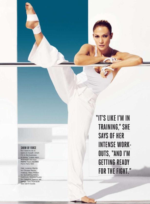 Jennifer Lopez Shoots For Self Magazine