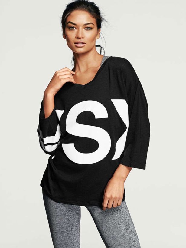 Shanina Shaik For Victoria's Secret VSX Shoot