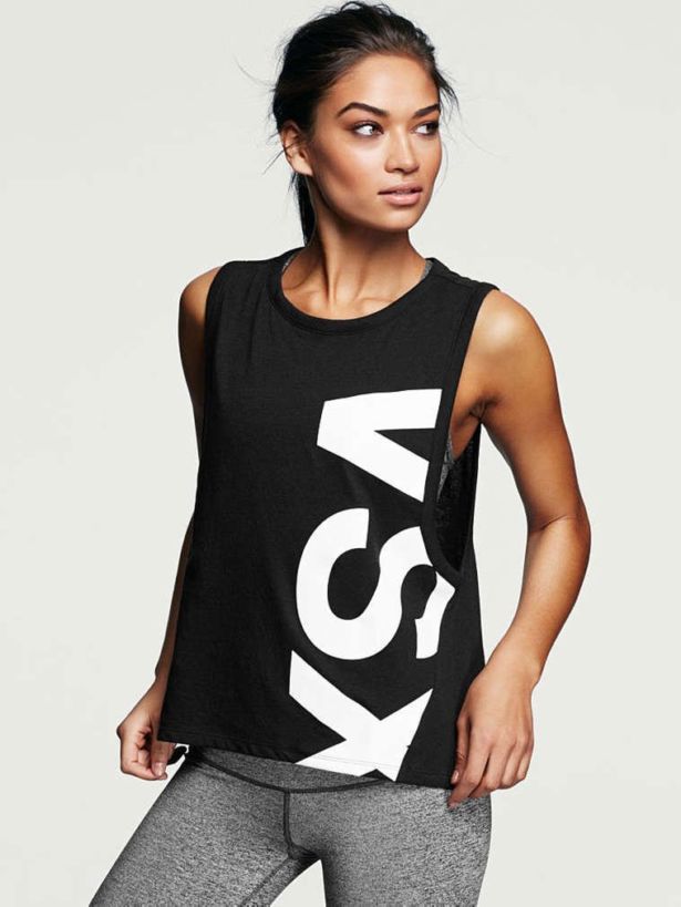 Shanina Shaik For Victoria's Secret VSX Shoot