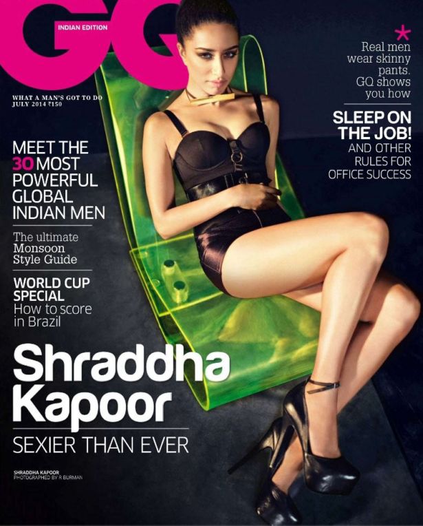 Shraddha Kapoor For GQ India July 2014 Magazine