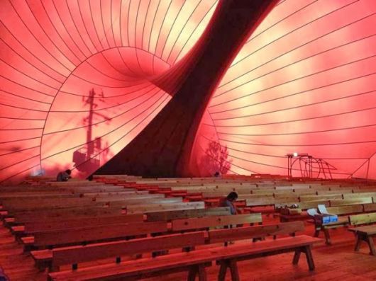 The Worlds First Inflatable Concert Hall